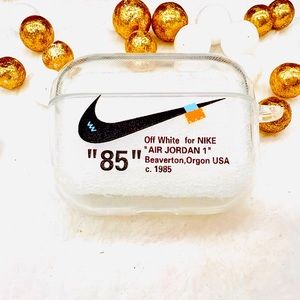 COPY - Off-White Nike Desing Protective Case for AirPods Pro 2: Transparent